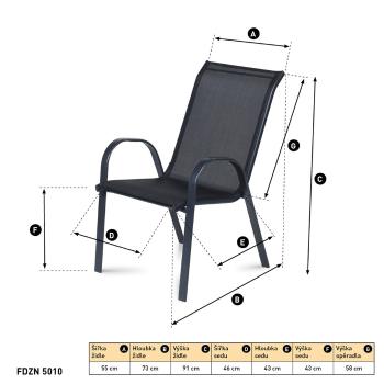 FDZN 5010 Zahradní židle FIELDMANN