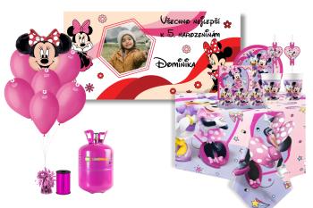 PREMIUM Kompletní narozeninová sada - Minnie Mouse