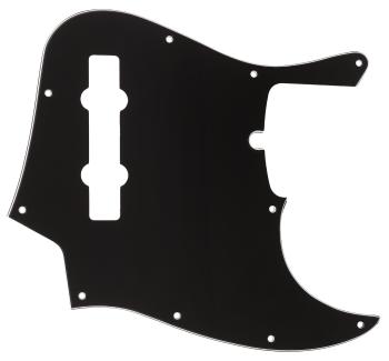 Fender Pickguard, 5-String Jazz Bass®, 10-Hole Mount, Black, 3-Ply