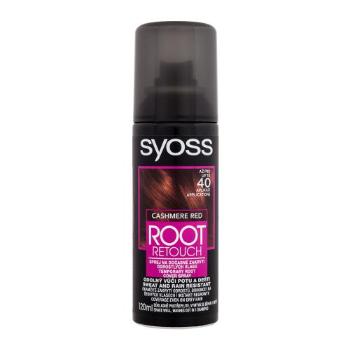 Syoss Root Retoucher Temporary Root Cover Spray 120 ml barva na vlasy pro ženy Cashmere Red na barvené vlasy
