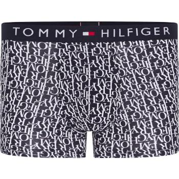 Tommy Hilfiger TRUNK PRINT Pánské boxerky, tmavě modrá, velikost S