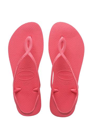 Sandály Havaianas dámské, růžová barva