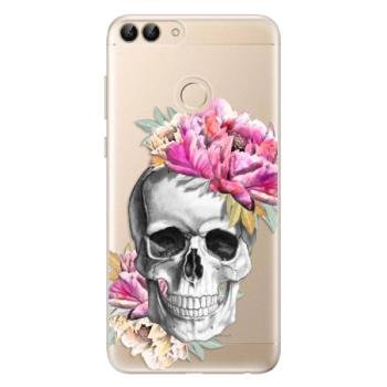 Odolné silikonové pouzdro iSaprio - Pretty Skull - Huawei P Smart