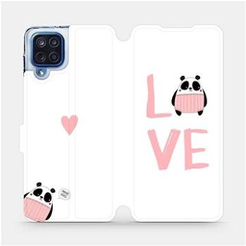 Flipové pouzdro na mobil Samsung Galaxy M12 - MH09S Panda LOVE (5903516735334)
