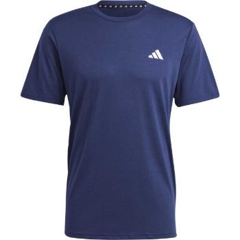 adidas TRAIN ESSENTIALS TEE Pánské tréninkové tričko, tmavě modrá, velikost