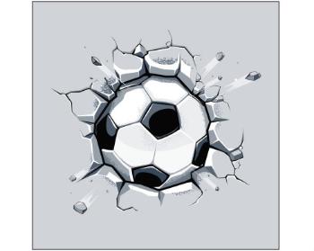 Plakát čtverec Ikea kompatibilní Fotbalový míč