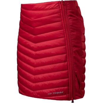 TRIMM RONDA Dámská zateplená sukně, červená, velikost XL