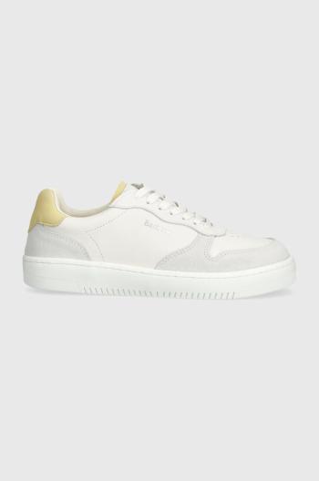 Kožené sneakers boty Barbour Celeste bílá barva, LFO0691WH32