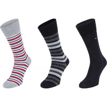 Tommy Hilfiger MEN SOCK 3P GIFTBOX TOMMY Pánské ponožky, černá, velikost 43-46