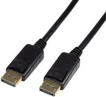 DisplayPort kabel LogiLink [1x zástrčka DisplayPort - 1x zástrčka DisplayPort] černá 5.00 m