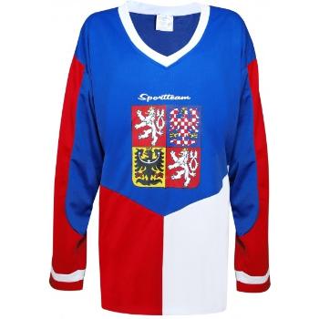 SPORT TEAM HOKEJ DRES ČR 4 Hokejový dres, modrá, velikost XL