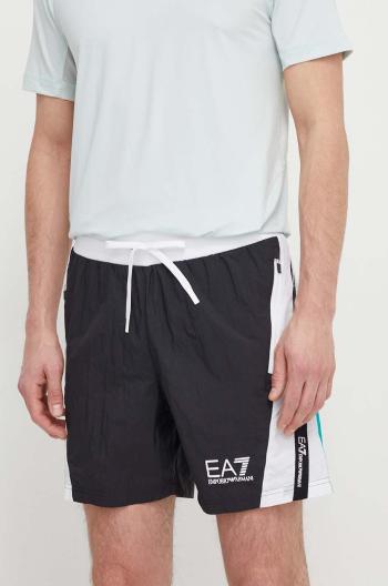 Kraťasy EA7 Emporio Armani pánské, černá barva