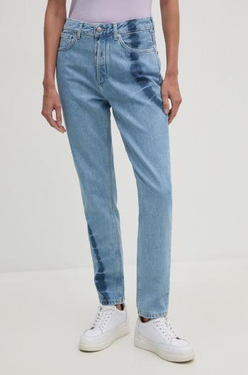 Džíny Pepe Jeans TAPERED JEANS HW TIE DYE dámské, high waist, PL204714