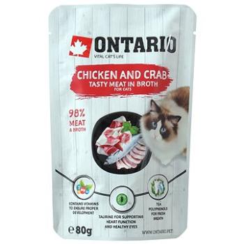 Ontario kapsička Chicken and Crab in Broth 80g (8595091798759)