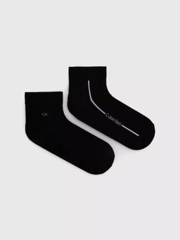 Calvin Klein pánské černé ponožky 2 pack - ONESIZE (1)