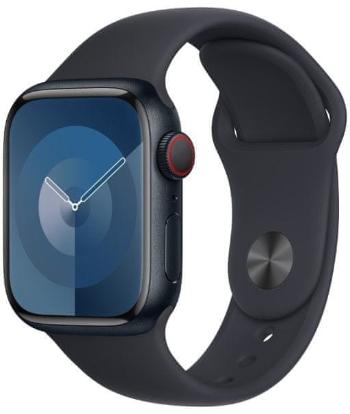 Apple Watch Series 9, Cellular, 41mm, Midnight, Midnight Sport Band - S/M (MRHR3QC/A)