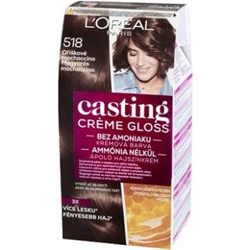 ĽORÉAL CASTING Creme Gloss 518 Oříškové mochaccino (3600523373031)