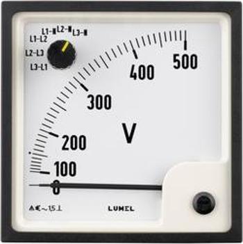 Analogové panelové měřidlo Lumel EP29 500V 500 V/AC Elektromagnetický