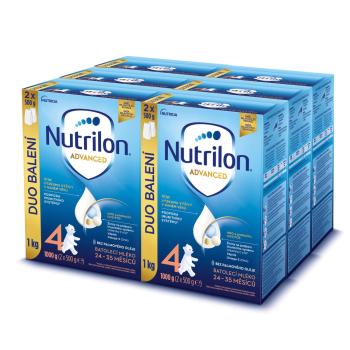 Nutrilon Advanced 4 Batolecí mléko od ukončeného 24. měsíce 6 x 1000 g