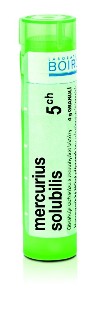 Boiron MERCURIUS SOLUBILIS CH5 granule 4 g