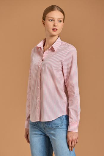 KOŠILE GANT REG BROADCLOTH STRIPED SHIRT růžová 36