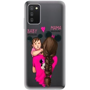 iSaprio Mama Mouse Brunette and Girl pro Samsung Galaxy A03s (mmbrugirl-TPU3-A03s)