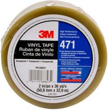 PVC tape 3M 471F 471T5033, (d x š) 33 m x 50 mm, transparentní, 1 ks