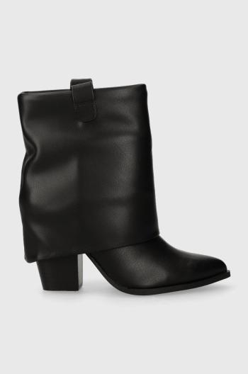 Nízké kozačky Steve Madden Lark dámské, černá barva, na podpatku, SM11002673