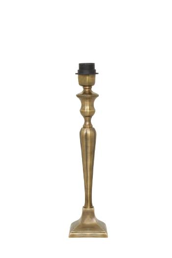 Bronzová kovová základna k lampě Bombay antique - 10*10*42 cm / E27 8103818