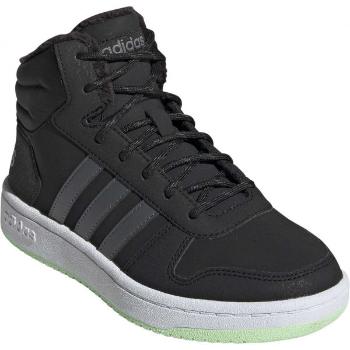adidas HOOPS MID 2.0 K Dětská zimní obuv, černá, velikost 28