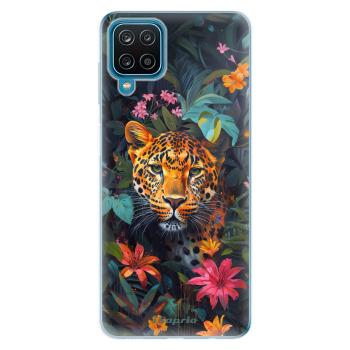 Odolné silikonové pouzdro iSaprio - Flower Jaguar - Samsung Galaxy A12