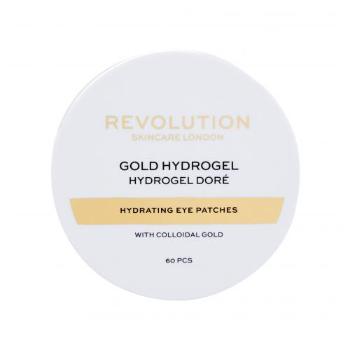 Revolution Skincare Gold Hydrogel Hydrating Eye Patches 60 ks maska na oči na všechny typy pleti; na rozjasnění pleti; na dehydratovanou pleť