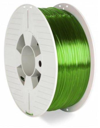 VERBATIM 3D Printer Filament PET-G 1.75mm 1000g green transparent, 55057