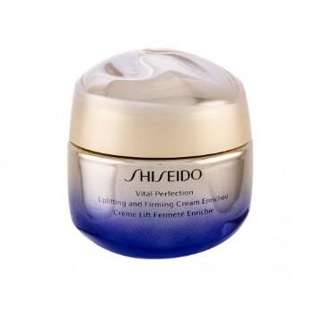 Shiseido Vital Perfection Uplifting and Firming Cream Enriched 50 ml denní pleťový krém na suchou pleť; proti vráskám; na rozjasnění pleti