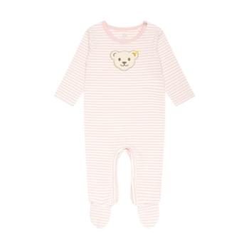 Steiff Romper s dlouhými rukávy silver pink