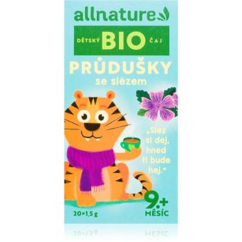 Allnature Dětský čaj BIO Průdušky se slézem čaj v BIO kvalitě 20x1,5 g