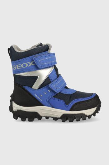 Dětské zimní boty Geox tmavomodrá barva