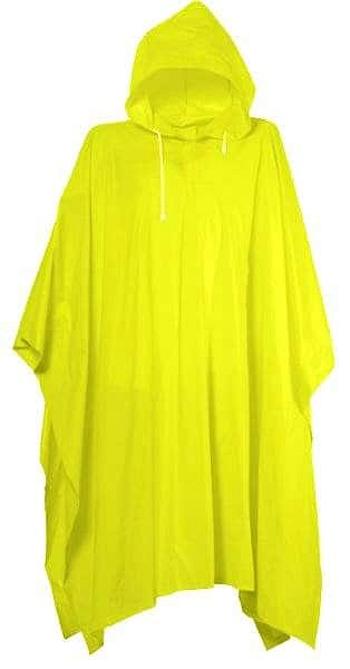 Pláštěnka PONCHO PVC silná - 
žlutá