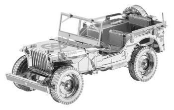 METAL EARTH 3D puzzle Jeep Willys MB Overland (ICONX)