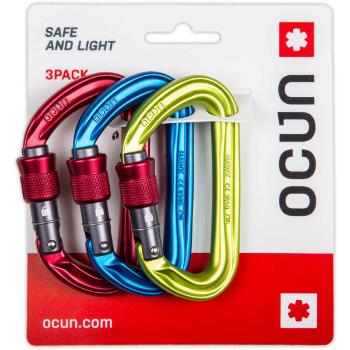 OCÚN HAWK SCREW 3 PACK Karabina, mix, velikost