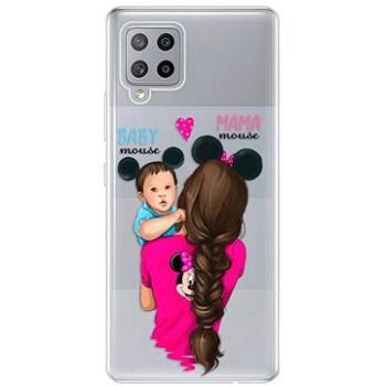 iSaprio Mama Mouse Brunette and Boy pro Samsung Galaxy A42 (mmbruboy-TPU3-A42)
