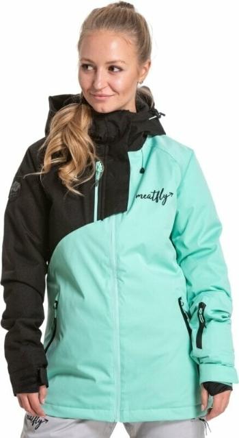 Meatfly Deborah Premium SNB & Ski Jacket Green Mint L Lyžařská bunda