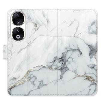 Flipové pouzdro iSaprio - SilverMarble 15 - Honor 90 5G