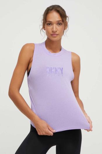 Top Dkny dámský, fialová barva, DP3T9767