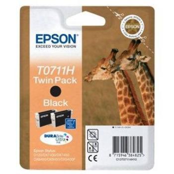 Epson T0711H Dual Pack černá 2ks (C13T07114H10)