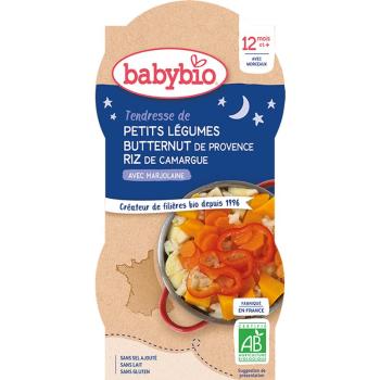 Babybio BIO zelenina s rýží dětský příkrm 2x200 g