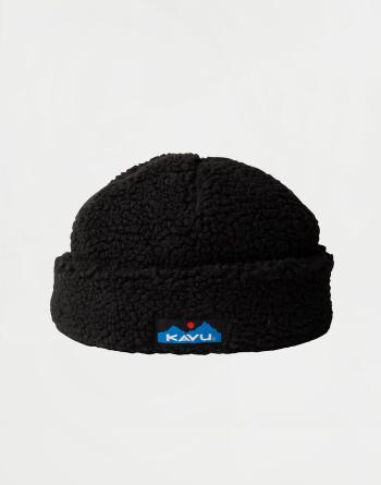 KAVU Fur Ball Beanie Black Smoke