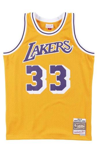 Mitchell & Ness Los Angeles Lakers #33 Kareem Abdul-Jabbar Swingman Jersey light gold - XL
