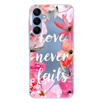 Odolné silikonové pouzdro iSaprio - Love Never Fails - Samsung Galaxy A25 5G