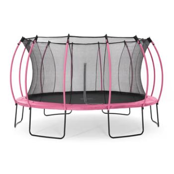 plum ® Springsafe Trampolína Colour s 426 cm s bezpečnostní sítí, růžová